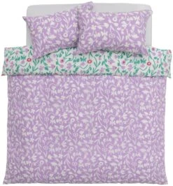 Habitat 180TC Floral Green & Pink Bedding Set - Single -Habitat 7161038 R Z004A