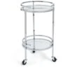 Habitat Chrome And Glass Drinks Trolley -Habitat 7312966 R Z001A