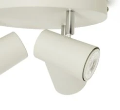 Habitat 3 Light Spotlight Plate - Matt White -Habitat 7653326 R Z003A