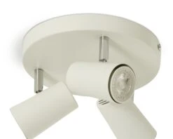 Habitat 3 Light Spotlight Plate - Matt White -Habitat 7653326 R Z004A