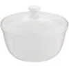 Habitat Stoneware 2.5 Litre Casserole Dish - White -Habitat 7666492 R Z001A