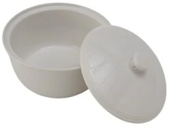 Habitat Stoneware 2.5 Litre Casserole Dish - White -Habitat 7666492 R Z003A