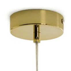 Habitat Glam 6 Light Glass Ceiling Light – Gold -Habitat 7835340 R Z004A