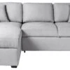 Habitat Reagan Left Corner Storage Sofa Bed - Grey -Habitat 7842766 R Z001A