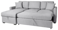 Habitat Reagan Left Corner Storage Sofa Bed - Grey -Habitat 7842766 R Z003A