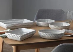 Habitat Ceramic Rectangular Stacking Roaster - Large -Habitat 7881954 R Z004C