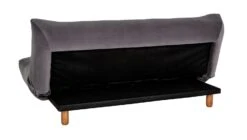 Habitat Kota 3 Seater Velvet Clic Clac Sofa Bed - Grey -Habitat 7917282 R Z004A