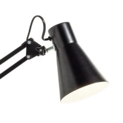 Habitat Swing Arm Floor Lamp - Matt Black -Habitat 7929184 R Z007A