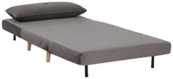 Habitat Roma Small Double Velvet Chair Bed - Charcoal -Habitat 7995541 R Z002A