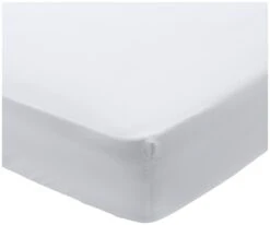 Habitat Egyptian Cotton 400TC White Fitted Sheet - Single