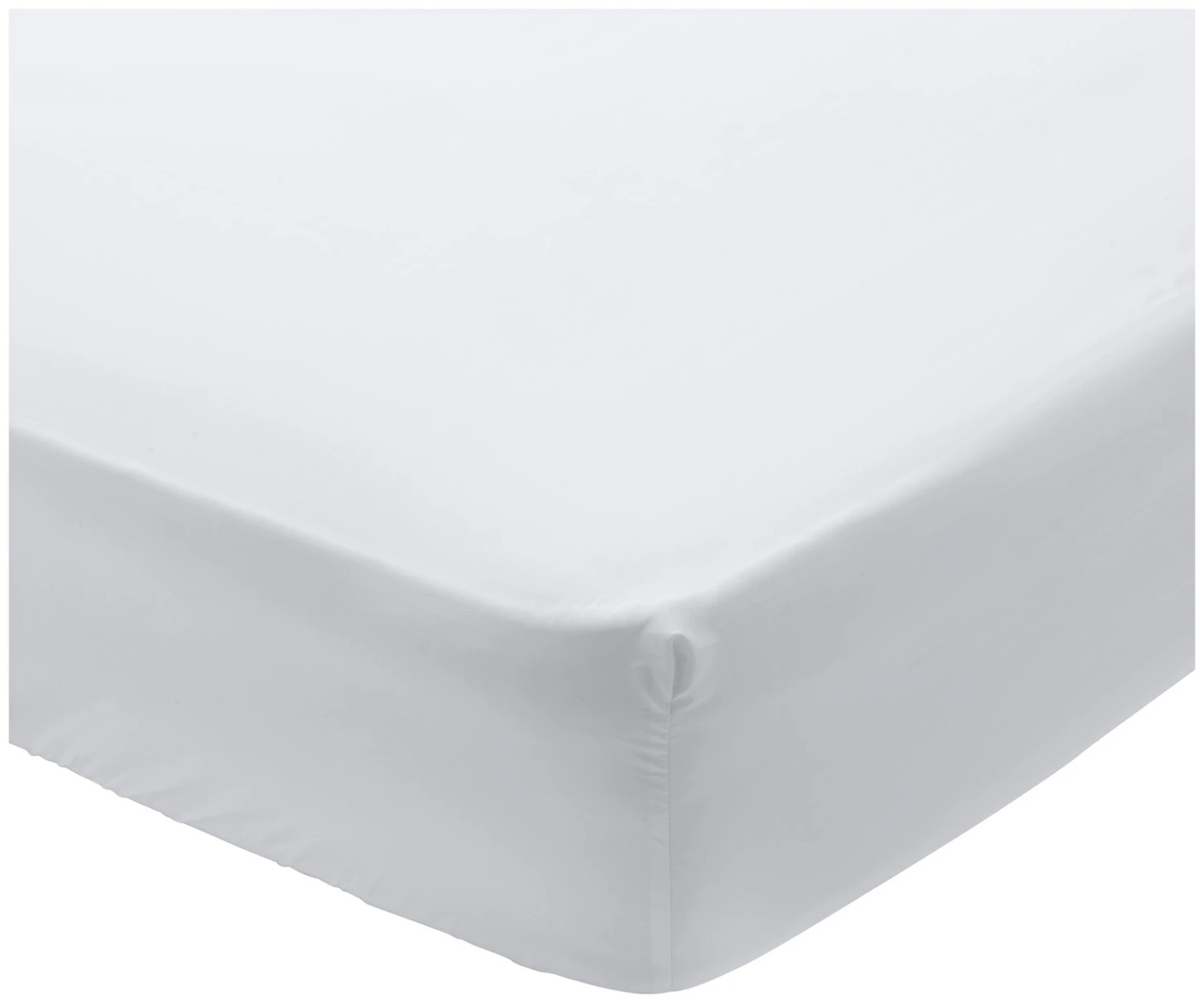 Habitat Egyptian Cotton 400TC White Fitted Sheet - Single 3 Habitat Egyptian Cotton 400TC White Fitted Sheet - Single