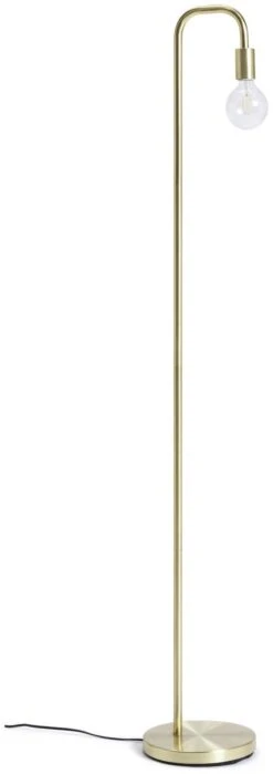 Habitat Rayner Floor Lamp - Brass -Habitat 8172648 R Z001C
