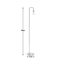 Habitat Rayner Floor Lamp - Brass -Habitat 8172648 R Z001E