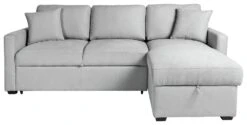 Habitat Reagan Right Corner Sofa Bed - Grey