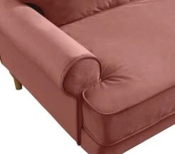 Habitat Vienna Velvet 2 Seater Sofa - Rose -Habitat 8340298 R Z006A