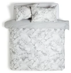 Habitat Marble White & Black Bedding Set - Single 12 Habitat Marble White & Black Bedding Set - Single -Habitat 8343271 R Z002A