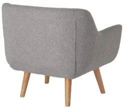 Habitat Nellie Fabric Accent Chair - Grey -Habitat 8346278 R Z003A