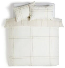 Habitat Check Neutral Bedding Set - Single -Habitat 8348829 R Z004A