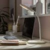 Habitat Silby Soft Touch LED Desk Lamp - White -Habitat 8361648 R Z001A