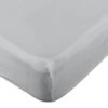 Habitat Pure Cotton 200TC Grey Fitted Sheet - Single -Habitat 8364786 R Z001A