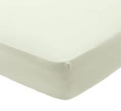Habitat Egyptian Cotton 400TC Cream Fitted Sheet - Single