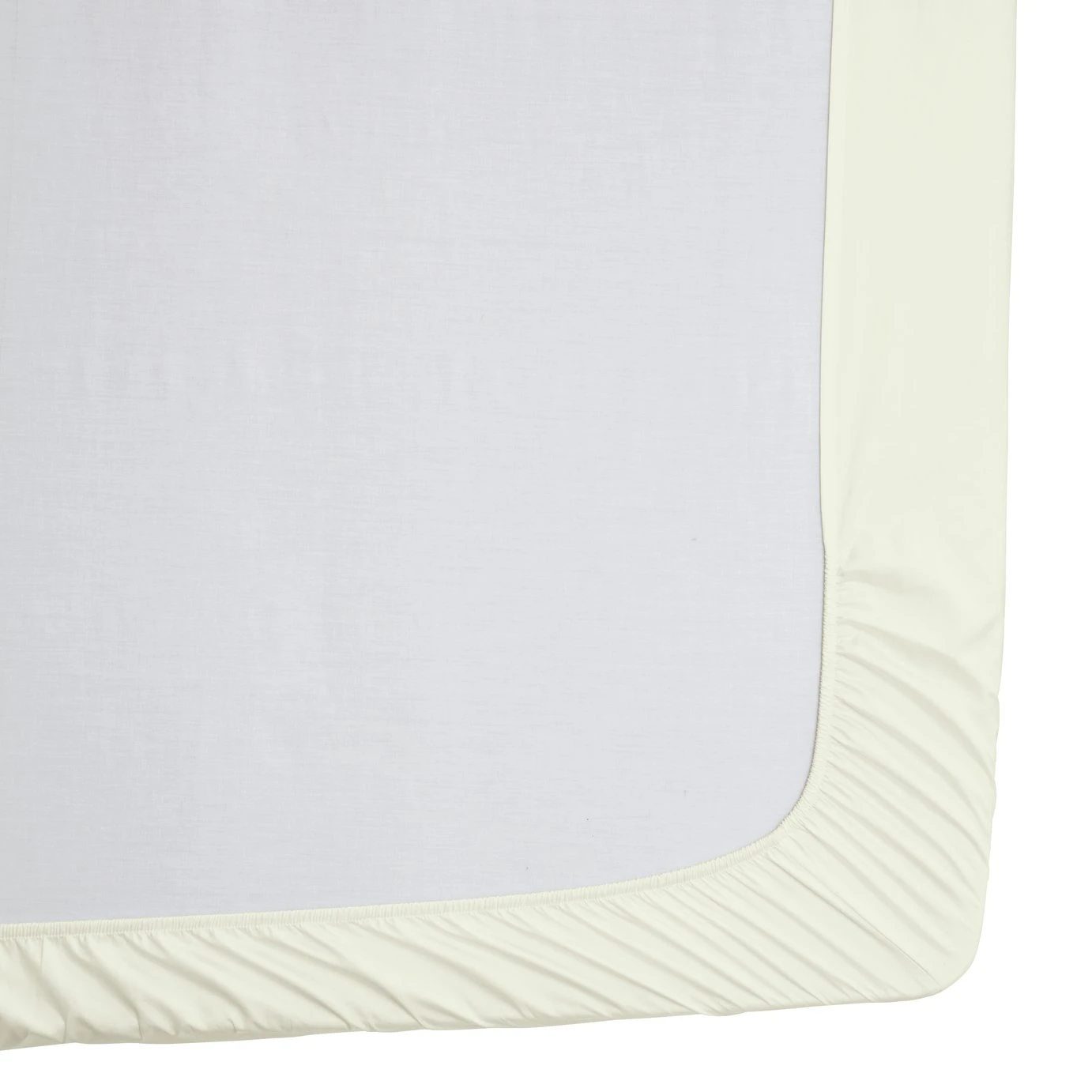 Habitat Egyptian Cotton 400TC Cream Fitted Sheet - Single 5 Habitat Egyptian Cotton 400TC Cream Fitted Sheet - Single - Image 3