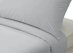 Habitat Pure Cotton 200TC Grey Bedding Set - Double -Habitat 8478139 R Z003A