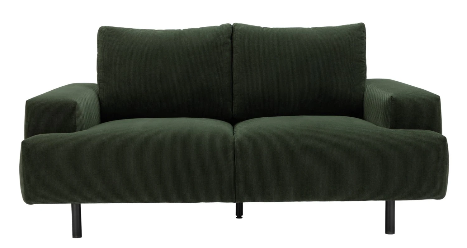 Habitat Julien Fabric 2 Seater Sofa - Dark Green 3 Habitat Julien Fabric 2 Seater Sofa - Dark Green
