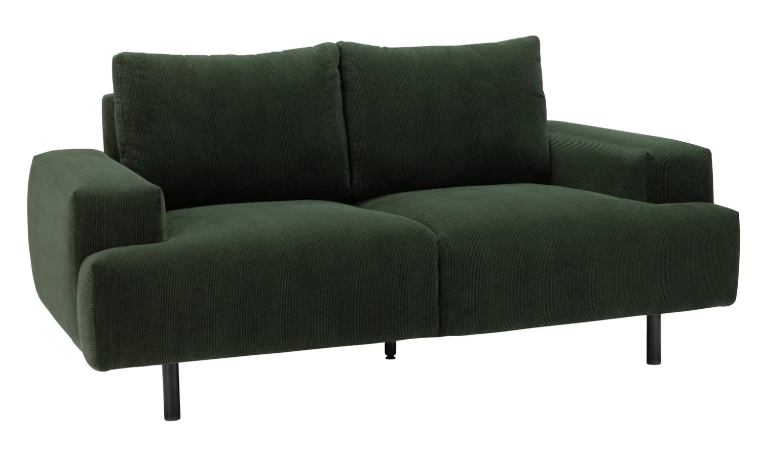Habitat Julien Fabric 2 Seater Sofa - Dark Green 10 Habitat Julien Fabric 2 Seater Sofa - Dark Green - Image 8