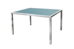 Habitat 2 Seater Space Saving Rattan Effect Patio Set - Grey -Habitat 8563350 R Z002A