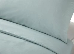 Habitat Cotton Rich Plain Duck Egg Bedding Set - Single -Habitat 8675279 R Z003A