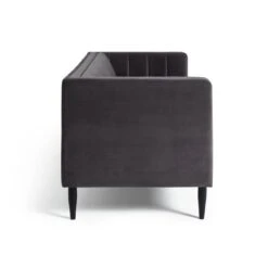 Habitat Vanessa Velvet 3 Seater Sofa - Grey -Habitat 8771018 R Z004A