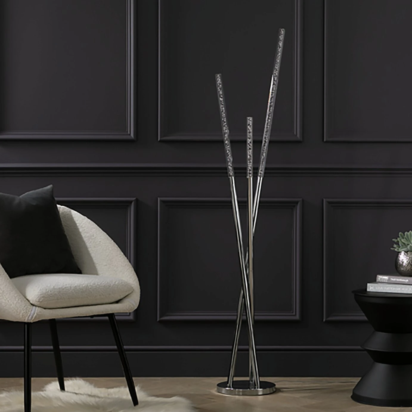 Habitat Bubble 3 Light Floor Lamp - Chrome 3 Habitat Bubble 3 Light Floor Lamp - Chrome