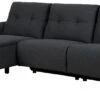 Habitat Ghost Left Hand Power Recliner Corner Sofa -Charcoal -Habitat 8865663 R Z001A
