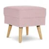 Habitat Callie Fabric Footstool - Blush Pink -Habitat 8865773 R Z001A