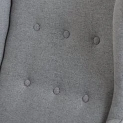 Habitat Callie Fabric Wingback Chair- Light Grey -Habitat 8884950 R Z006A