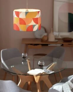 Habitat Mid Century Printed Shade - Multicolour -Habitat 8886831 R Z002C