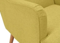 Habitat Callie Fabric Wingback Chair - Mustard 20 Habitat Callie Fabric Wingback Chair - Mustard -Habitat 8887562 R Z006A