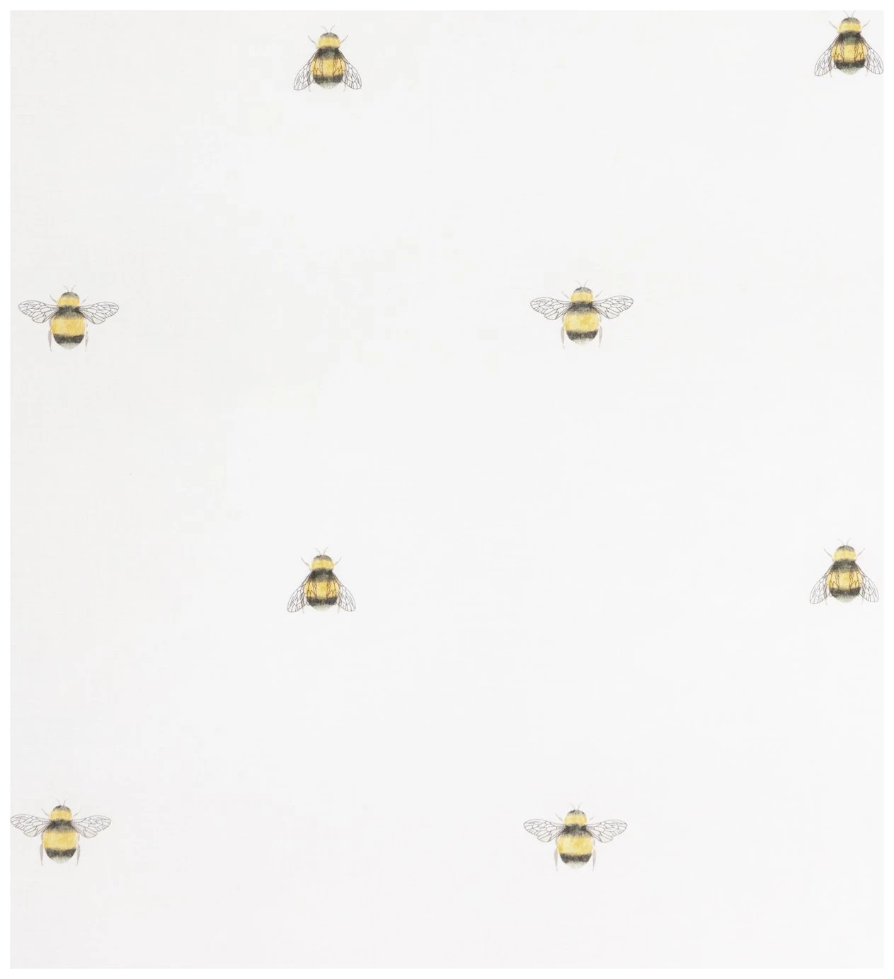 Habitat Hideaway Bee Print White Bedding Set - Single 4 Habitat Hideaway Bee Print White Bedding Set - Single - Image 2