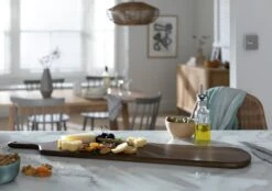 Habitat Fuji Large Paddle Chopping Board -Habitat 8890779 R Z001C