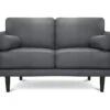 Habitat Jackson Leather 2 Seater Sofa - Grey -Habitat 8893336 R Z001A