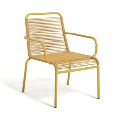 Habitat Ipanema 4 Seater Metal Garden Sofa Set - Yellow -Habitat 8893549 R Z003A