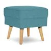 Habitat Callie Fabric Footstool - Teal -Habitat 8905327 R Z001A