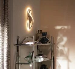 Habitat Argos Home Bowdon Metal LED Swirl Wall Light - Metalic 8 Habitat Argos Home Bowdon Metal LED Swirl Wall Light - Metalic -Habitat 8929097 R Z001C