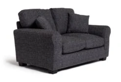 Habitat Lisbon Fabric 2 Seater Sofa - Charcoal 17 Habitat Lisbon Fabric 2 Seater Sofa - Charcoal -Habitat 8948858 R Z004A