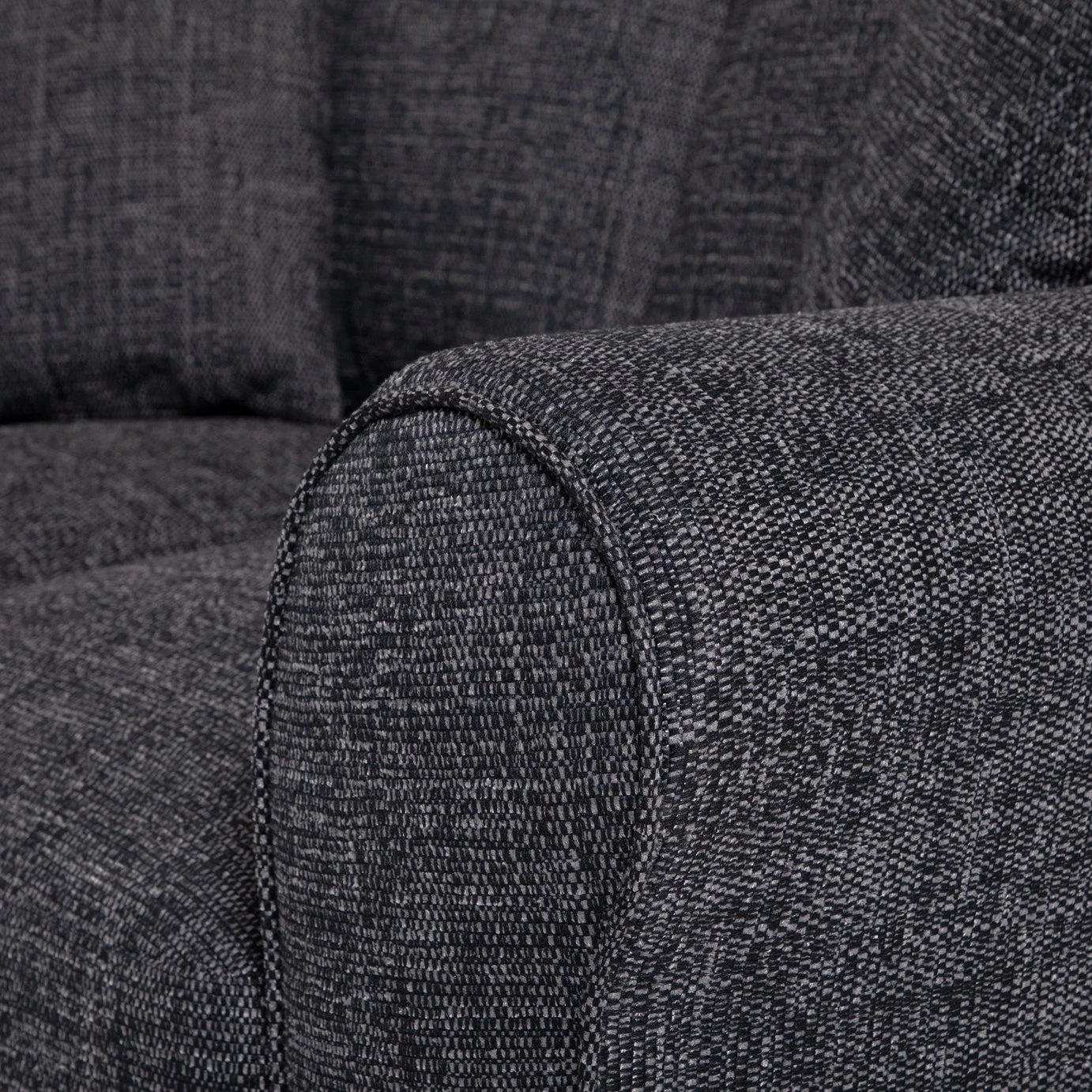 Habitat Lisbon Fabric 2 Seater Sofa - Charcoal 10 Habitat Lisbon Fabric 2 Seater Sofa - Charcoal - Image 8