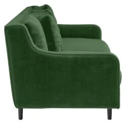 Habitat Swift Velvet 3 Seater Sofa - Moss Green -Habitat 8957870 R Z003A