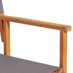 Habitat Folding Wooden Director Chair - Charcoal -Habitat 8960128 R Z004A