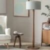 Habitat Pole Floor Lamp Base - Walnut -Habitat 8977568 R Z001A