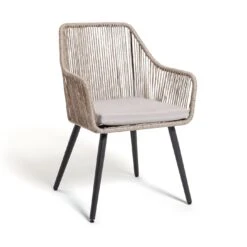 Habitat Malta 4 Seater Rattan Effect Patio Set - Natural 19 Habitat Malta 4 Seater Rattan Effect Patio Set - Natural -Habitat 8981671 R Z003A